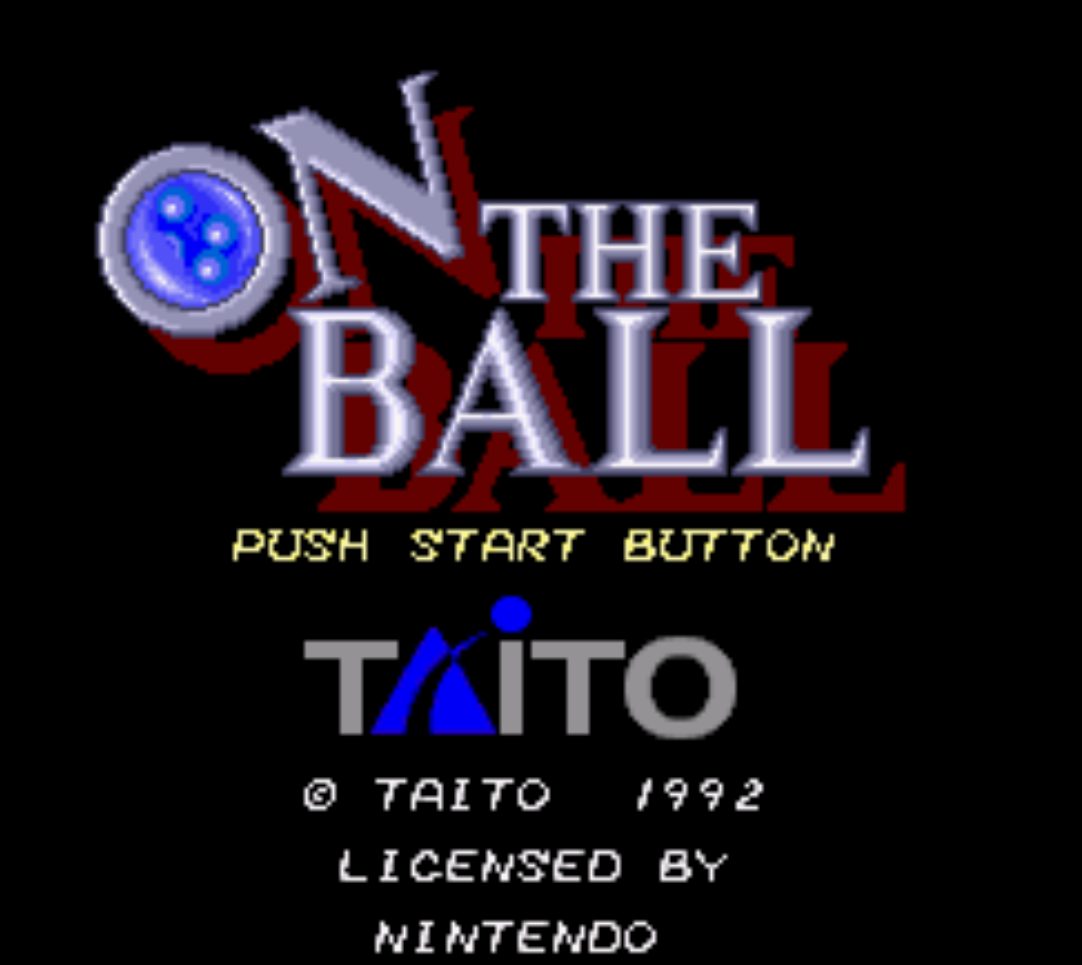 On the ball title screen